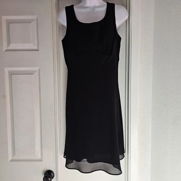 Vintage Y2K robbie bee little black dress - Picture 2 of 4